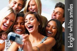 Hahaha! We're so hilarious with our perfect smiles!